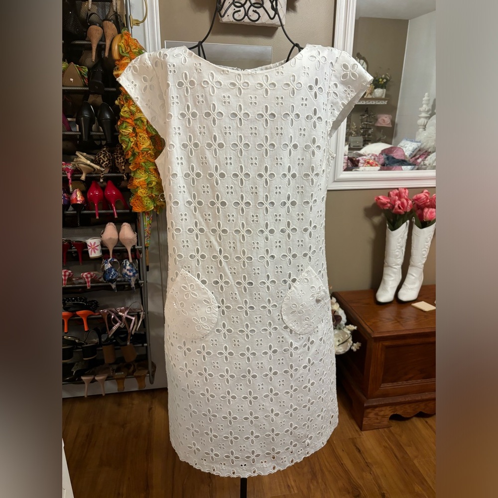 Madison Leigh White Dolman Sleeve Sheath Dress